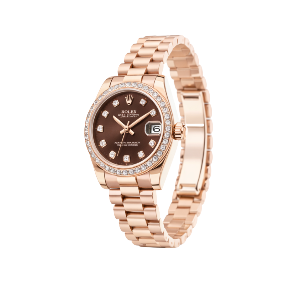 Rolex Watch | Datejust Chocolate Diamond Bezel
