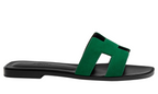 Hermes Slipper | Oran Electric Green