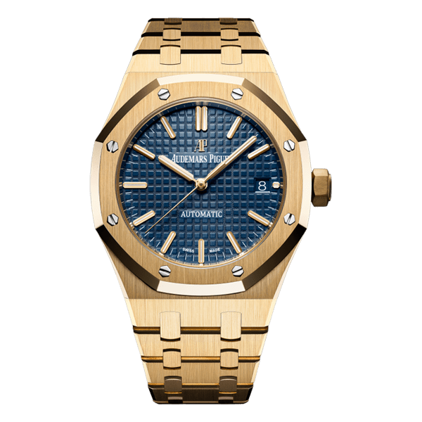 Audemars Piguet Watch | Royal Oak Selfwinding Yellow Gold Blue Dial