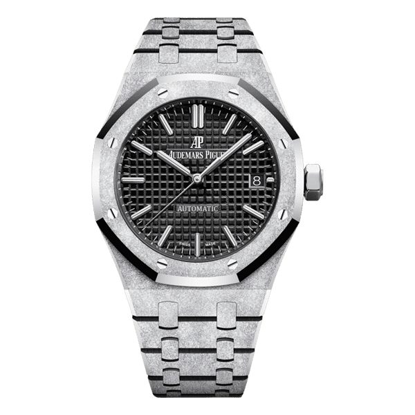 Audemars Piguet Watch | Royal Oak Selfwinding Frosted Gold Black Dial