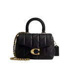 Coach Bag | Black Quilted Nappa Leather Times Square