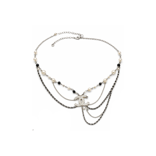 Chanel Jewelry | Long CC Multi-Strand Lariat Necklace