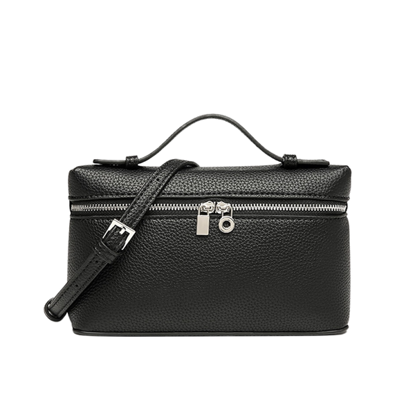 Loro Piana Purse Black Leather Purse Wallet