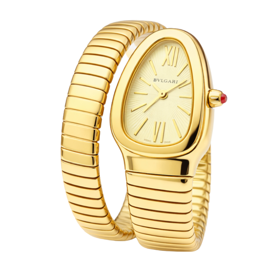 Bvlgari Watch | Serpenti Tubogas Spiral Steel Yellow Gold