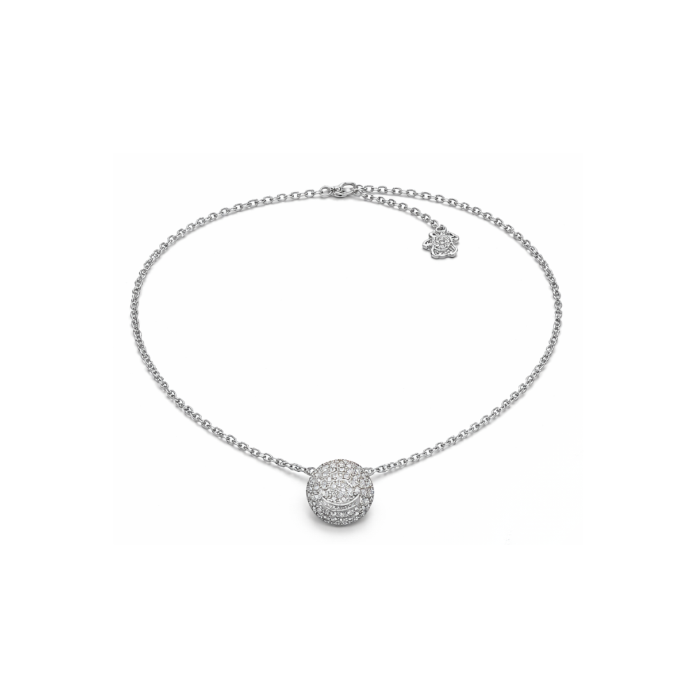 Versace Jewelry | Crystal Pavé Medusa Sphere Necklace