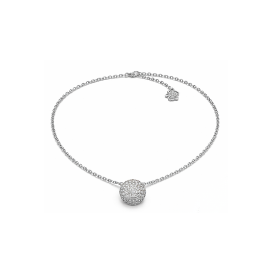 Versace Jewelry | Crystal Pavé Medusa Sphere Necklace