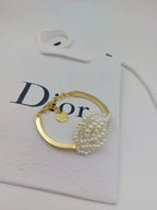 Dior Jewelry | Pearl Cuff Bracelet Gold Silver