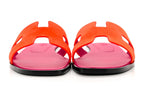 Hermes Slipper | Oran Orange Goatskin