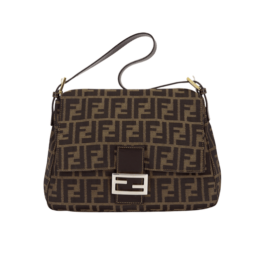 Fendi Bag | Zucca Mamma Baguette Shoulder Bag