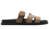 Hermes Slipper | Chypre Brown Suede