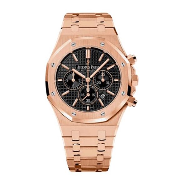 Audemars Piguet Watch | Royal Oak Gold Black Dial