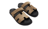 Hermes Slipper | Chypre Brown Suede