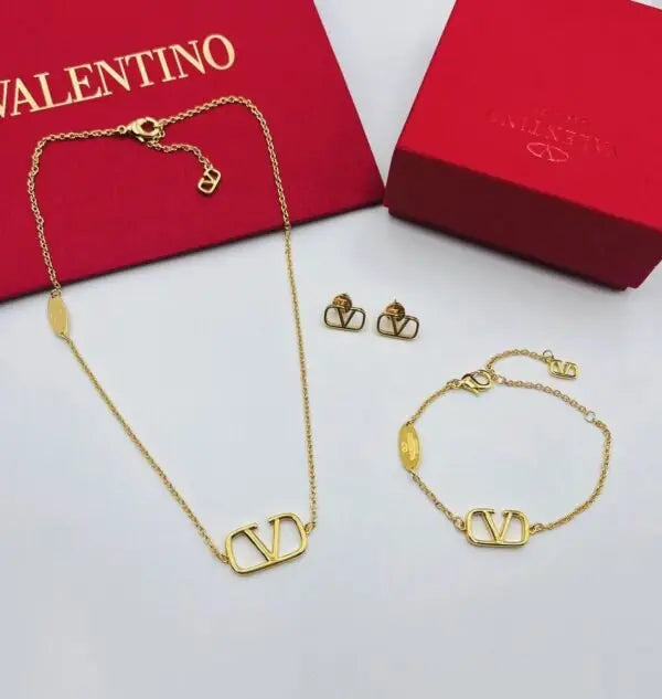 Valentino Jewelry | VLogo Signature Hoop Earrings Gold Ful Crystals