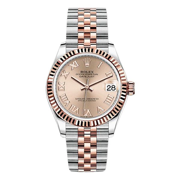 Rolex Datejust And Rose Dial Watch premium replica - image 1