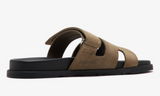 Hermes Slipper | Chypre Brown Suede