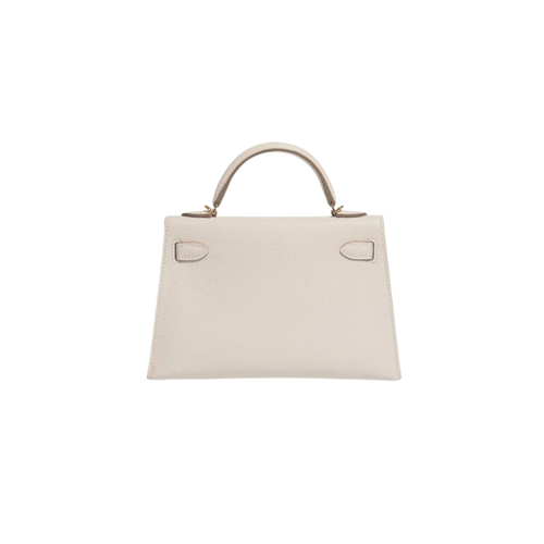 Hermes Bag | Kelly Mini White Hand Bag