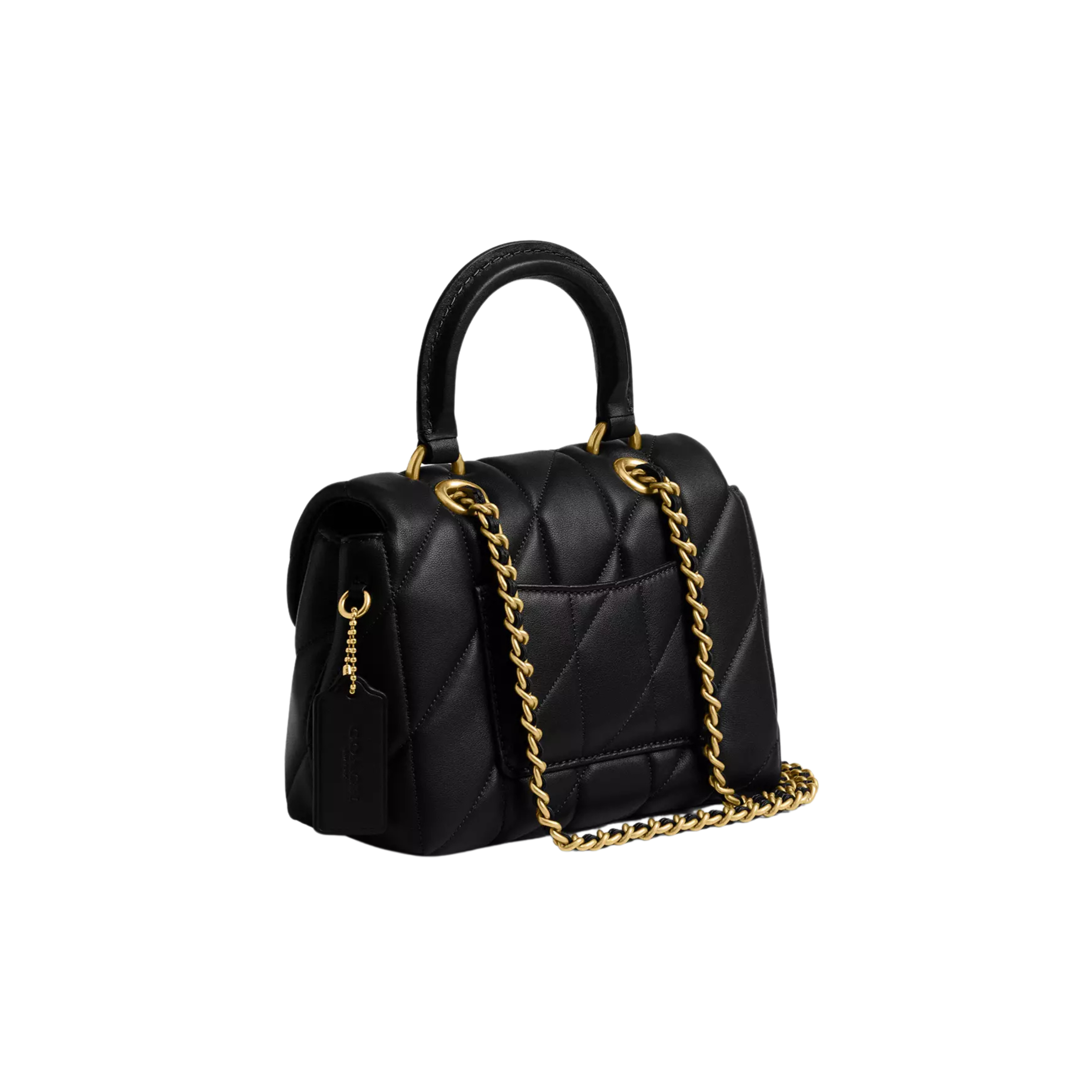 Coach Bag | Black Quilted Nappa Leather Times Square