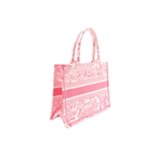 Dior Bag | Canvas Embroidered Tote Pink