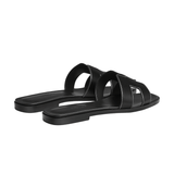 Hermés Slipper | Oran Black Crystal Embellishments