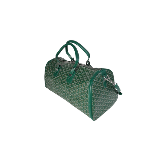 Goyard Bag | Barrel 40 Green Canvas