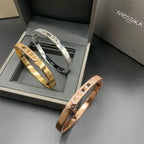 Messika Jewelry | Banlge Set White Gold Diamonds