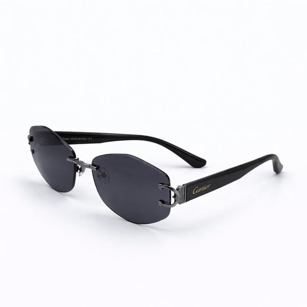 Cartier Elegant Tortoise Shell Aviator Sunglasses