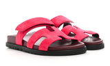 Hermes Slipper | Chypre Rouge Marsala Goatskin