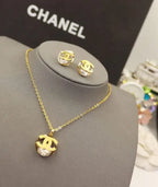 Chanel Jewelry | Vintage Inspired CC Medallion Gold Tone Resin