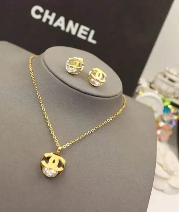 Chanel Jewelry | Vintage Inspired CC Medallion Gold Tone Resin
