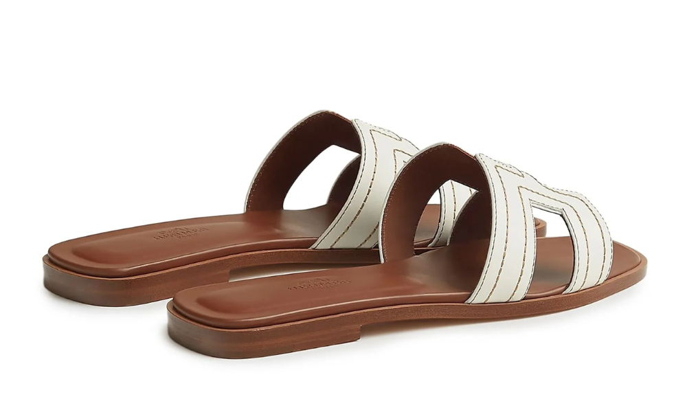 Hermès Slipper | Oran White
