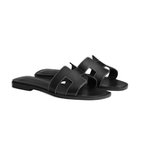 Hermés Slipper | Oran Black Crystal Embellishments