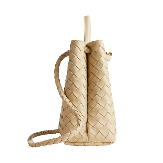 Bottega Veneta Bag | Andiamo Beige Leather Tote Bag