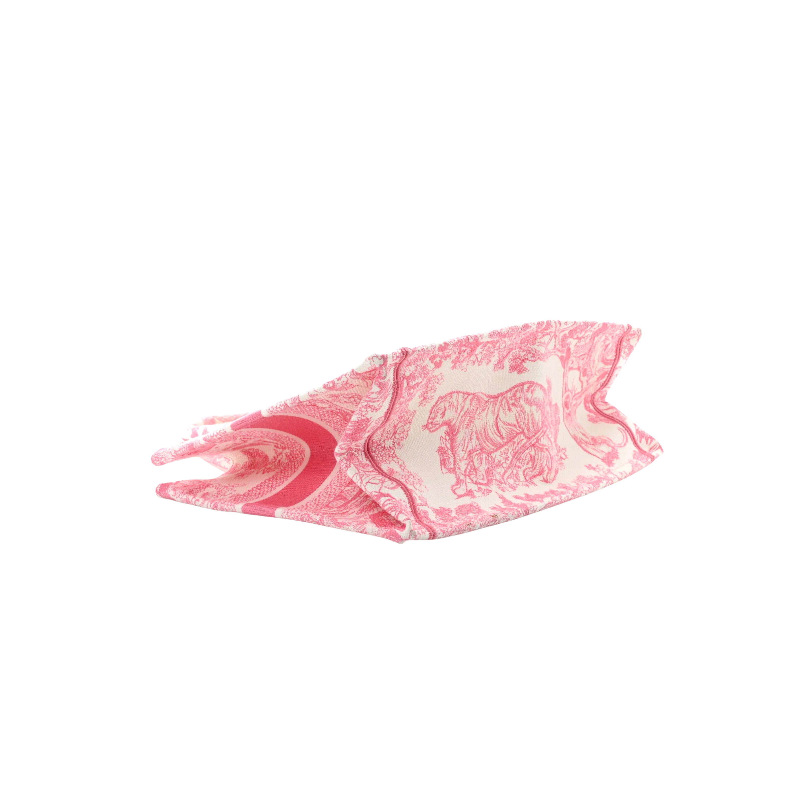 Dior Bag | Canvas Embroidered Tote Pink