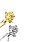 Versace Jewelry | Turquoise Greca Enamel Set White Gold
