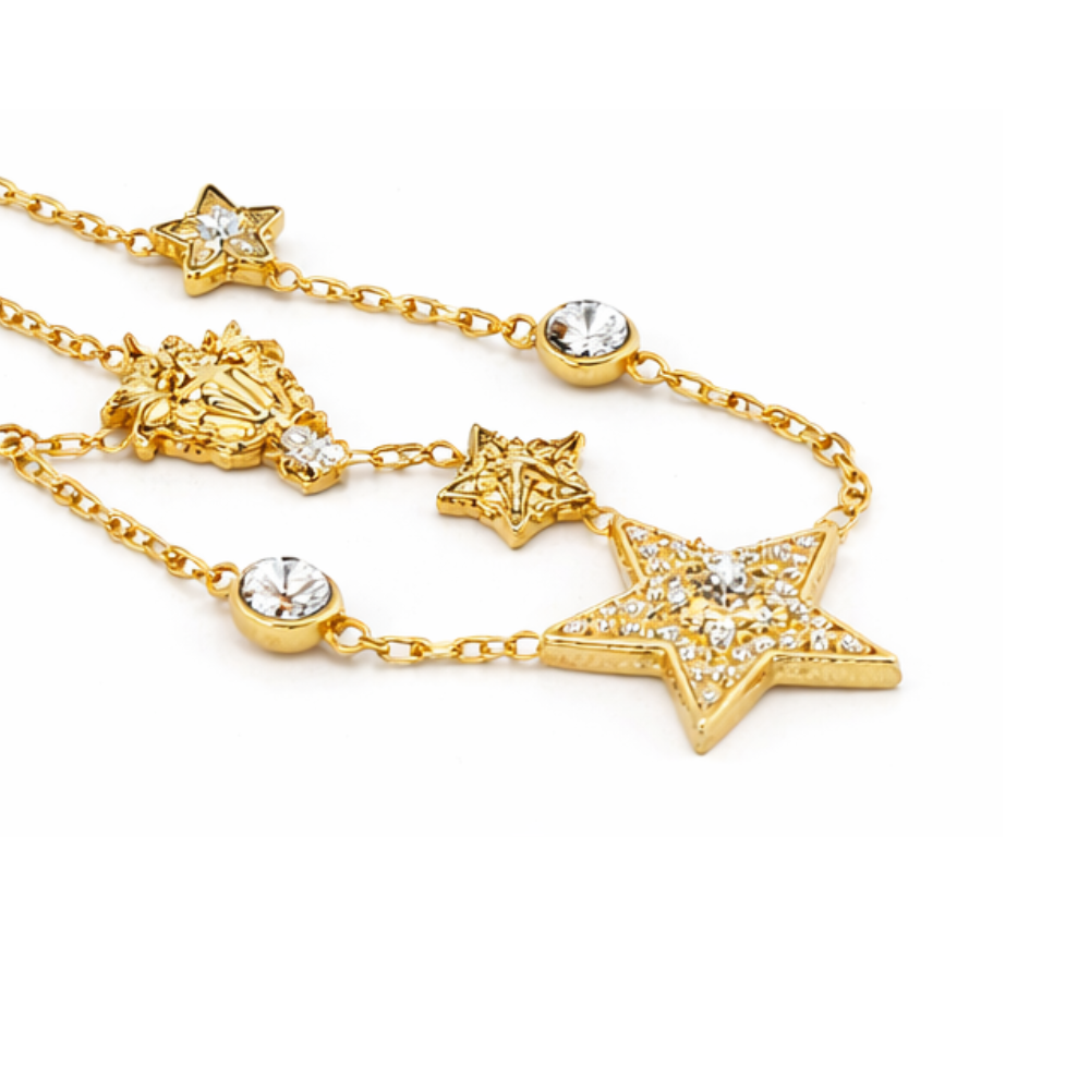 Versace Jewelry | La Medusa Crystal Heart Necklace Set