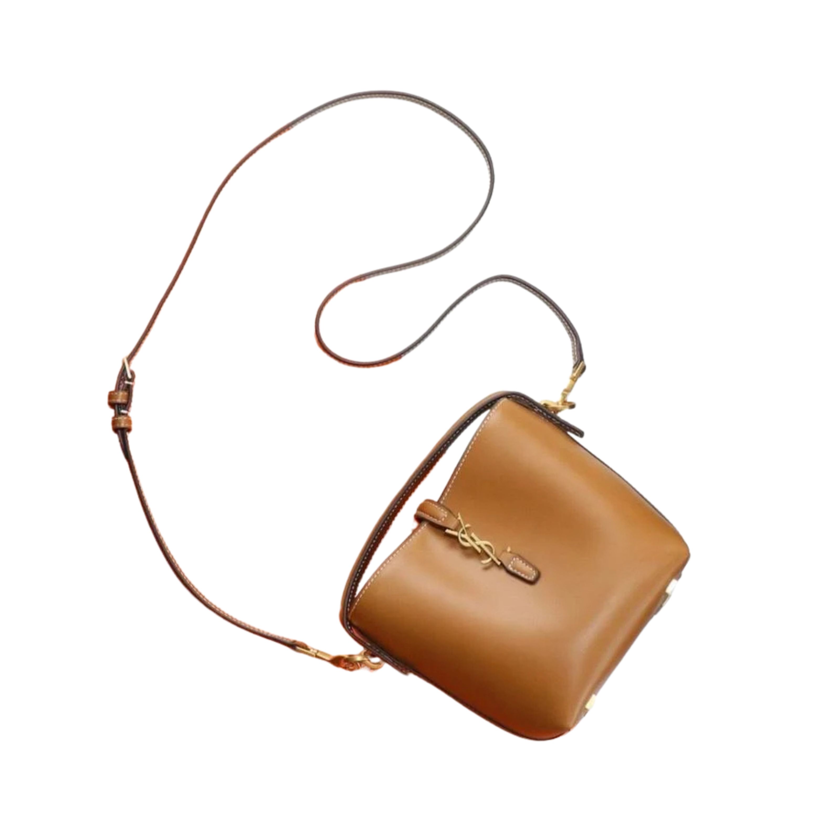 YSL Bag | L37 Leather Brown Bag
