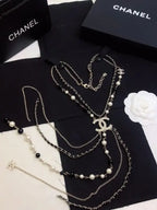 Chanel Jewelry | Long CC Multi-Strand Lariat Necklace