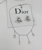 Dior Jewelry | Letter Charm Necklace Silver