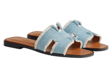 Hermes Slipper | Oran Bleu Clair