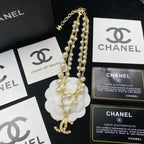 Chanel Jewelry | CC Logo Choker Necklace Gold Tone
