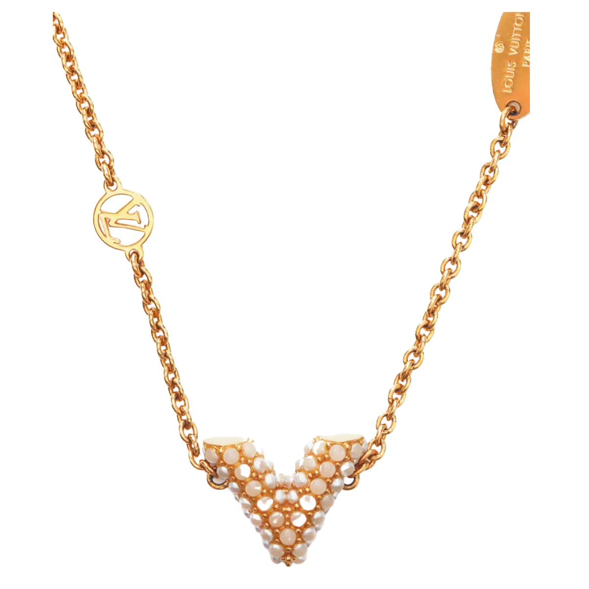 Louis Vuitton Pearl Necklace Jewelry premium replica - image 1