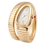Bvlgari Watch | Serpenti Tubogas Golden Bracelet