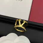 Valentino Jewelry | VLogo Signature Ring Silver Plain