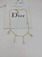 Dior Jewelry | Layered Charm Necklace Gold