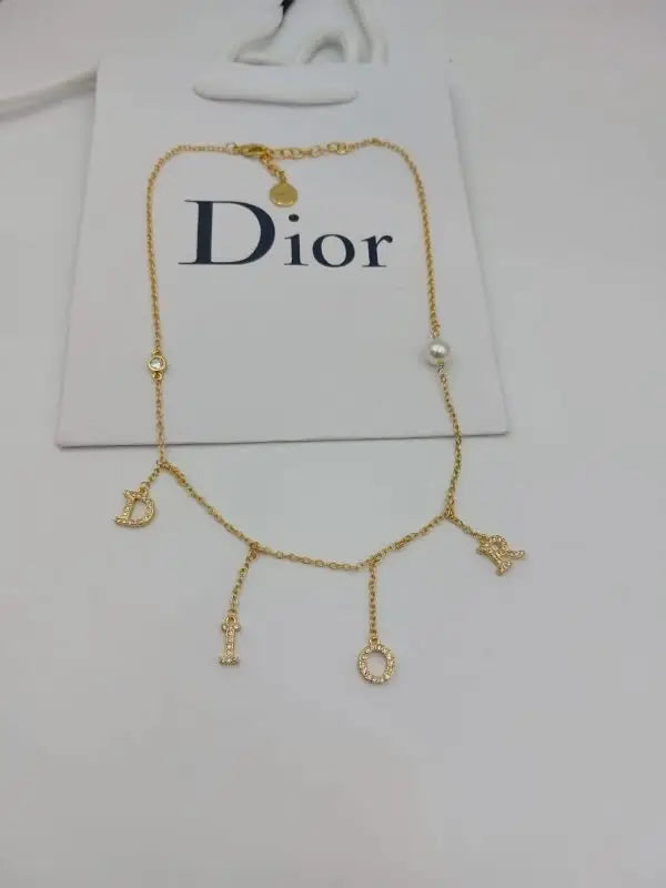Dior Jewelry | Layered Charm Necklace Gold