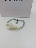 Dior Jewelry | Pearl Cuff Bracelet Gold Silver