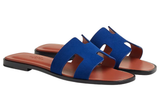 Hermes Slipper | Oran Bleu Smalt