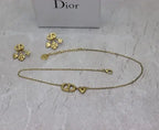 Dior Jewelry | CD Star Pearl Layered Necklace Gold