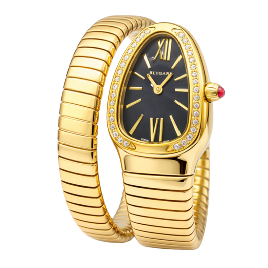 Bvlgari Watch | Serpenti Tubogas Yellow Gold Diamond