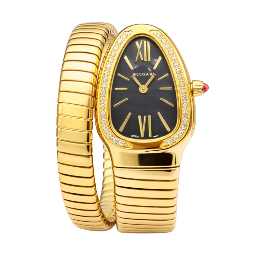 Bvlgari Serpenti Tubogas Yellow Gold Diamond Watch premium replica - image 1